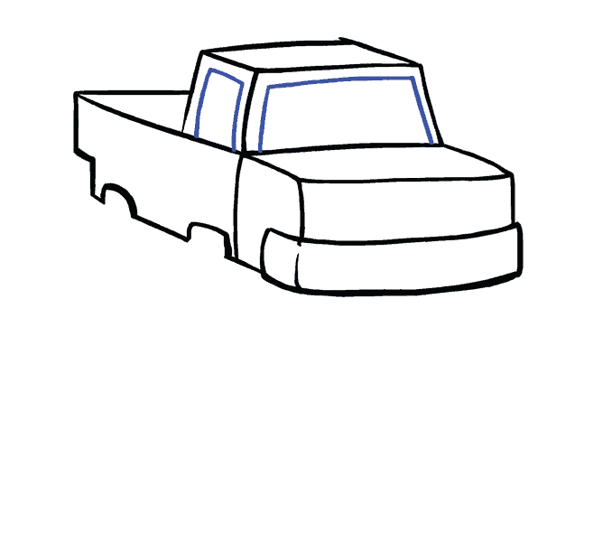 678x600 How To Draw A Monster Truck In A Few Easy Steps Easy Drawing Guides - Easy Truck Drawing