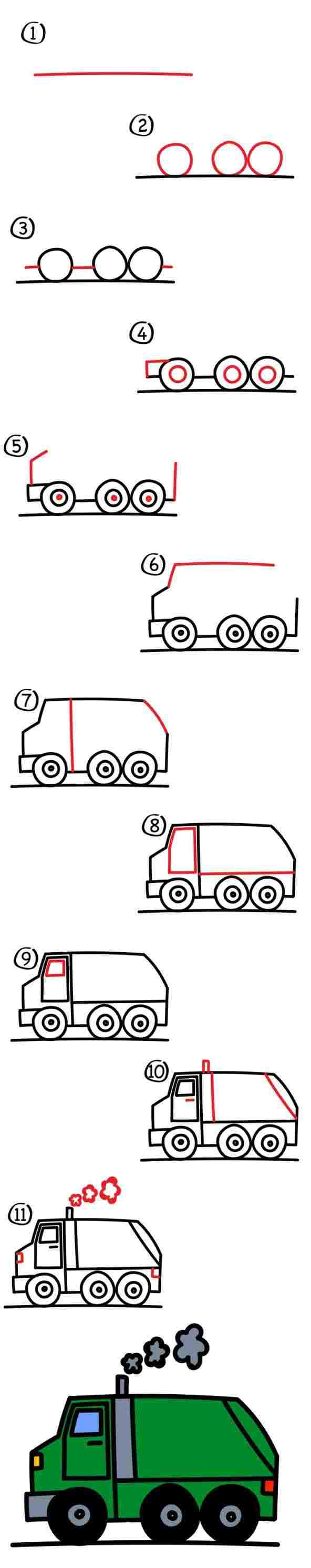592x2987 Easy Truck Drawing - Easy Truck Drawing
