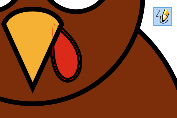 600x400 how to draw a cartoon turkey goinkscape! - Easy Turkey Drawing