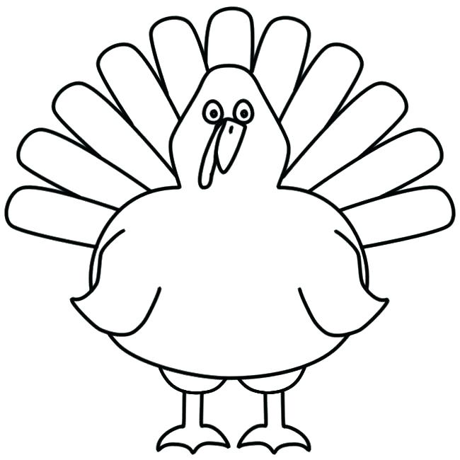 Easy Turkey Drawing at PaintingValley.com | Explore collection of Easy ...