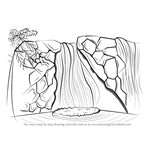 150x150 Learn How To Draw A Waterfall - Easy Waterfall Drawing
