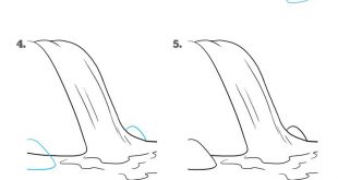 310x165 Waterfall Drawing Easy For Kids - Easy Waterfall Drawing