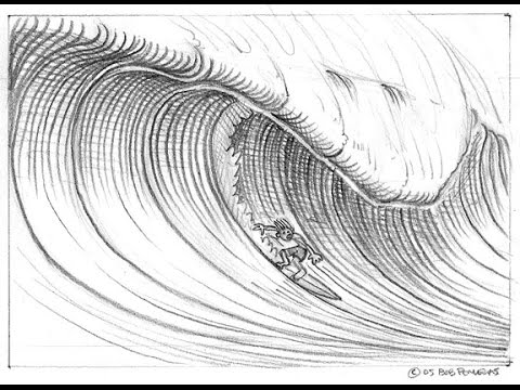 480x360 How To Draw A Wave Easy - Easy Wave Drawing