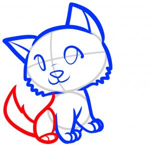 302x289 How To Draw How To Draw Wolves For Kids - Easy Wolf Drawing Step By Step