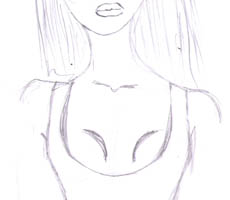 230x200 How To Draw Female Torso I Draw Fashion - Easy Woman Drawing