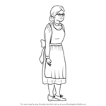 150x150 Learn How To Draw An Old Woman - Easy Woman Drawing