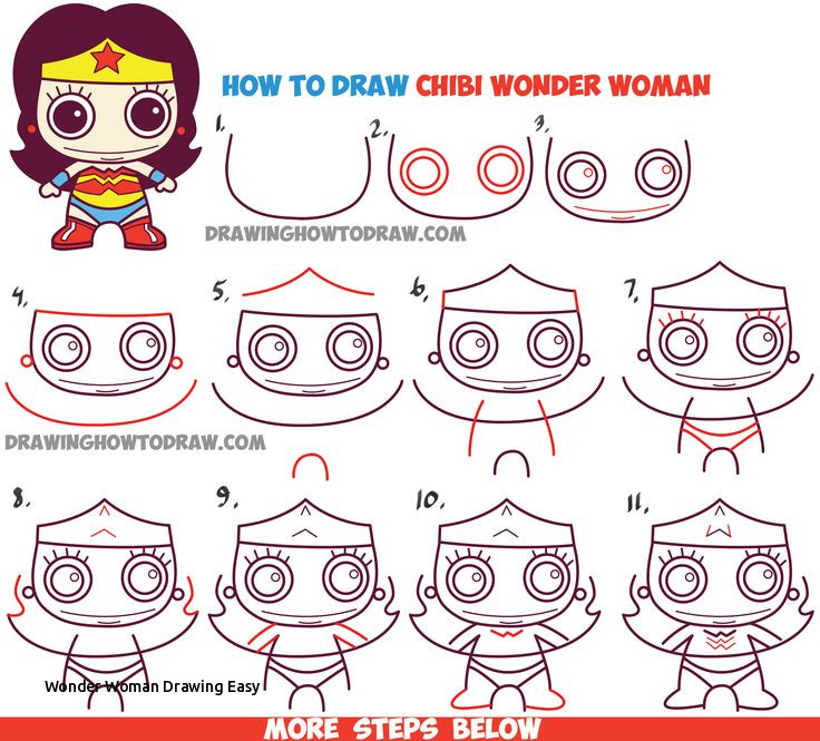 736x665 wonder woman drawing easy best chibis images - Easy Woman Drawing