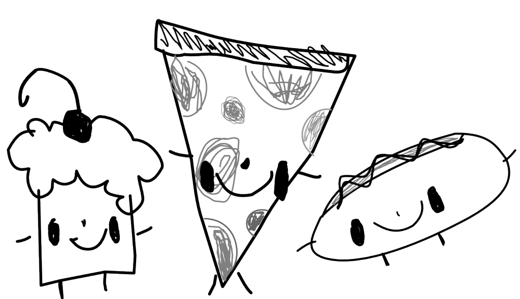 1024x590 Eating Drawing Free Download On Unixtitan - Eating Food Drawing