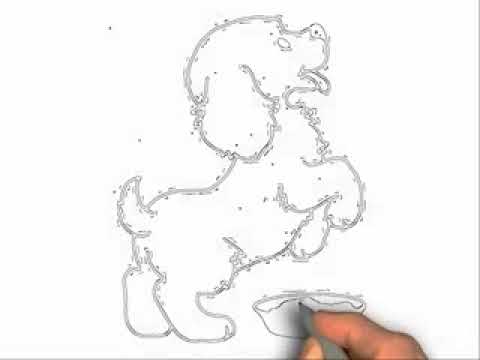 480x360 How To Draw Dog Eating Food And Dog With Hair - Eating Food Drawing