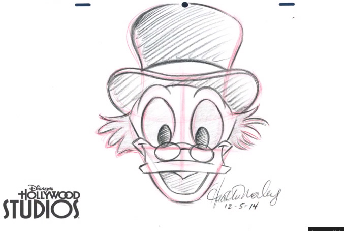 683x454 learn to draw scrooge mcduck from 'mickey's christmas carol - Ebenezer Scrooge Drawing