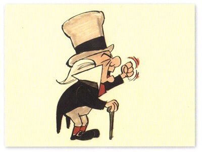 400x301 scrooge drawing from mr magoo's christmas carol cartoon - Ebenezer Scrooge Drawing