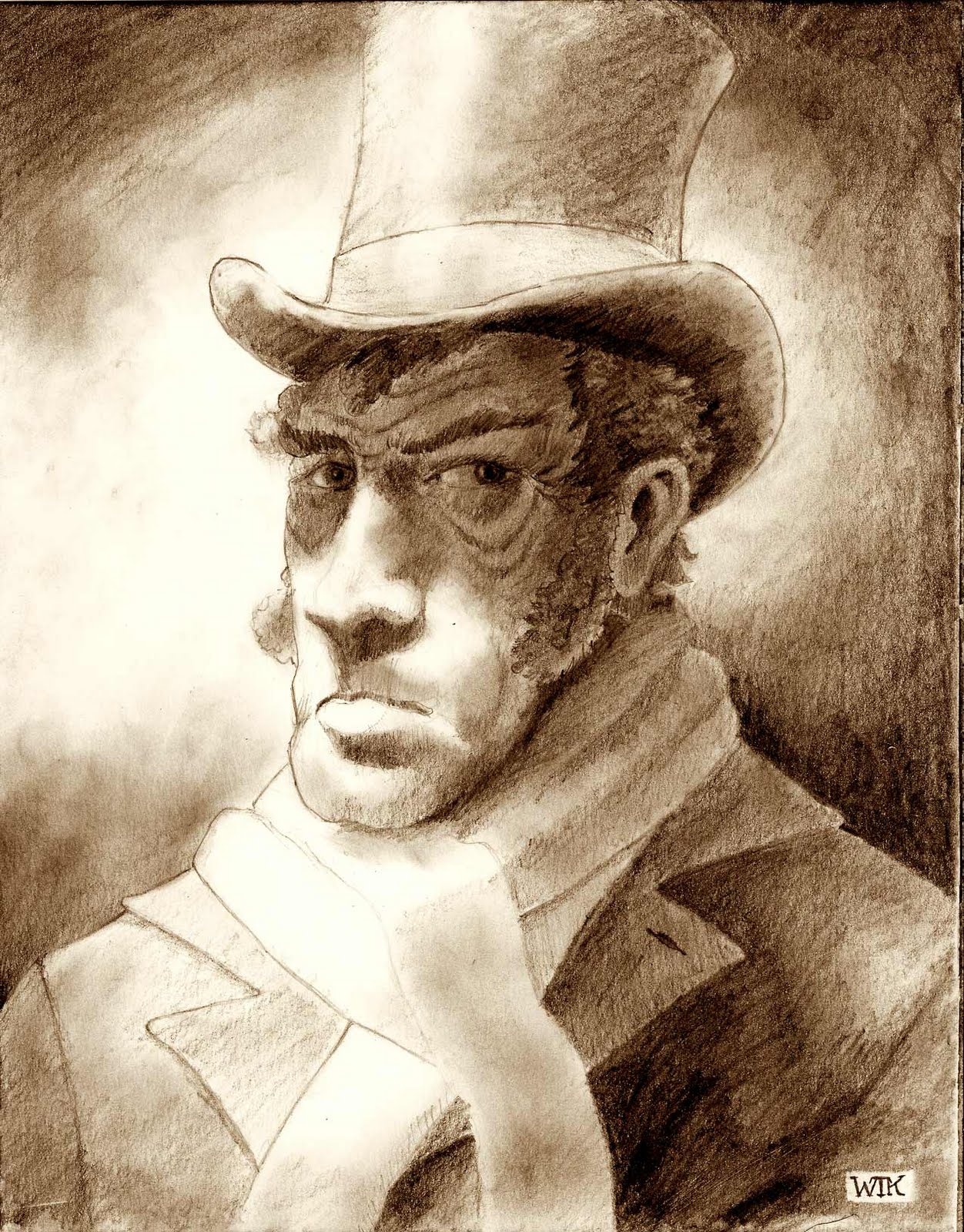 1252x1600 drawing the sword - Ebenezer Scrooge Drawing