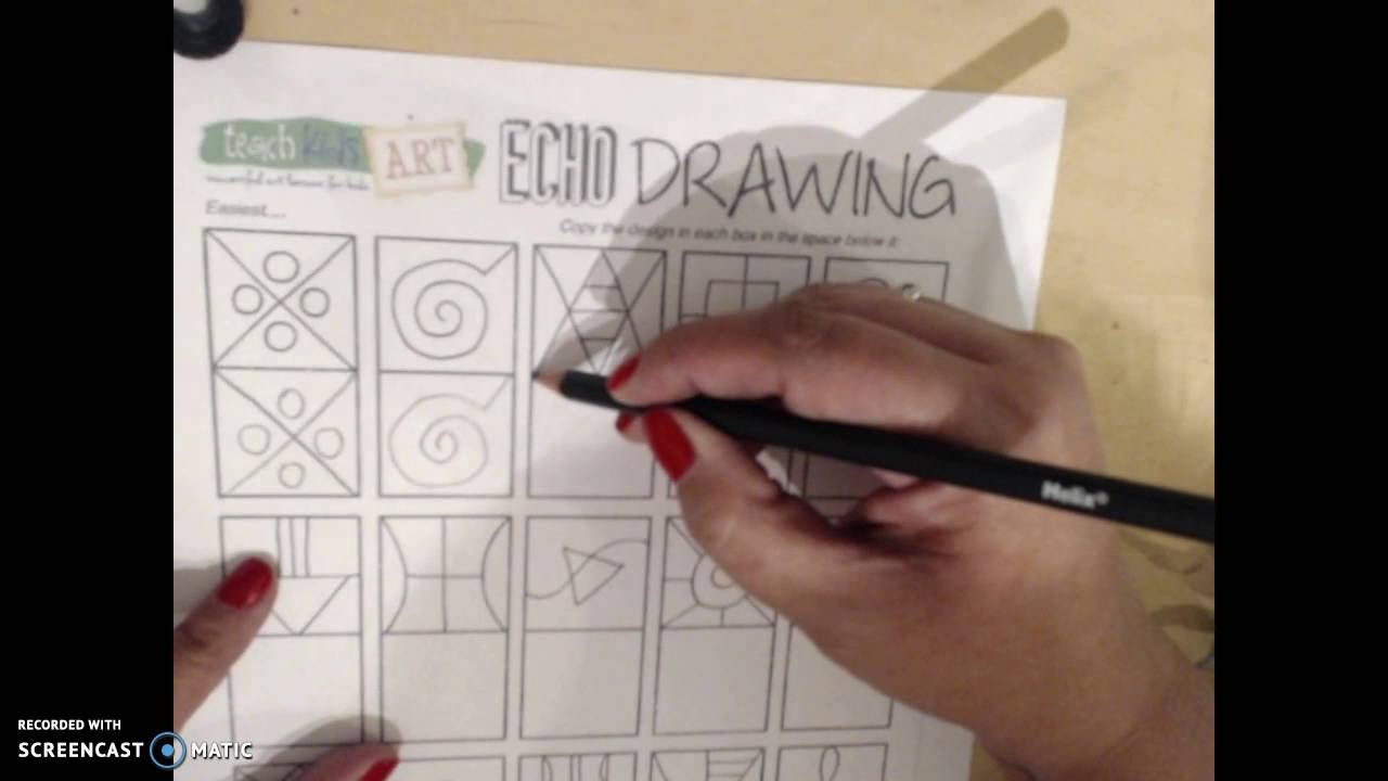 1280x720 echo drawing worksheet - Echo Drawing