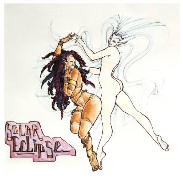 375x368 Solar Eclipse Drawing - Eclipse Drawing