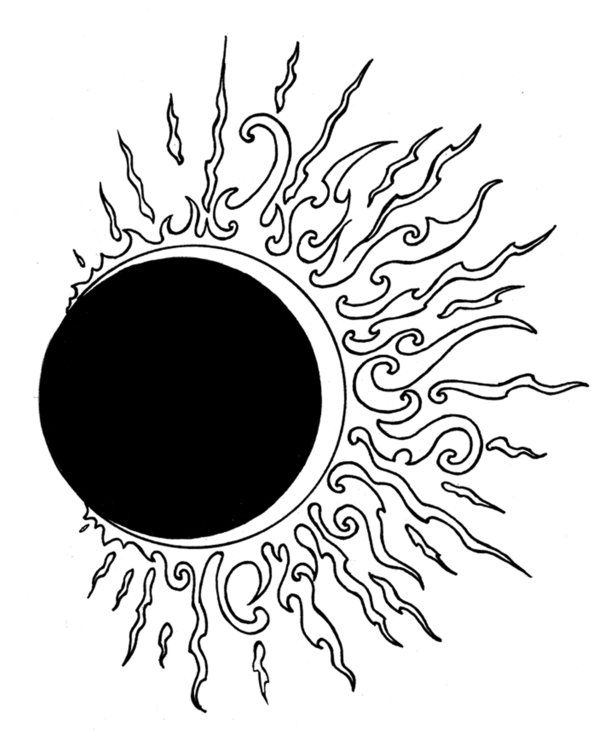 600x750 Eclipse Draw - Eclipse Drawing