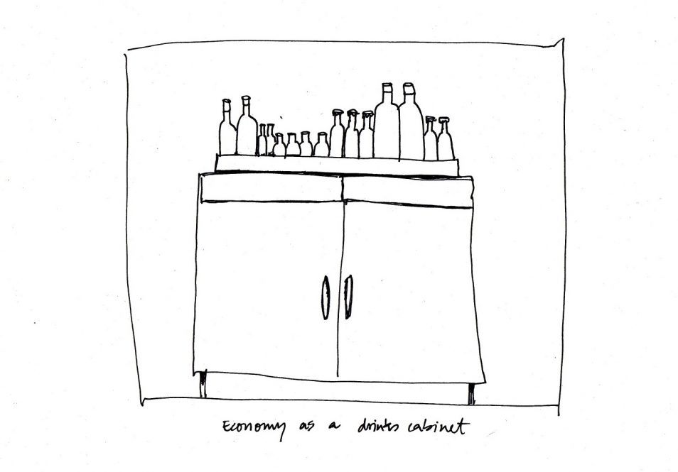 954x665 company drinks redrawing the economy artist commissions - Economy Drawing