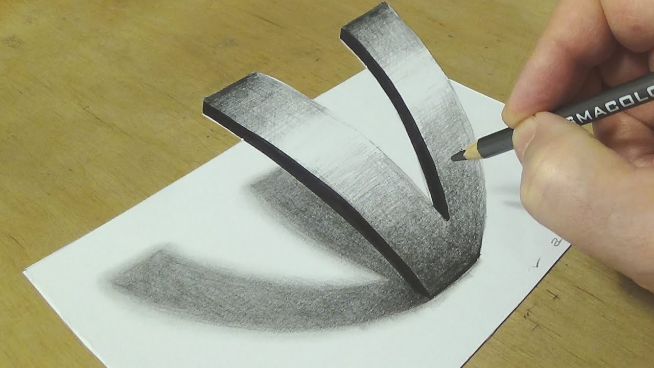 1280x720 Very Easy Drawing Letter V - Ed Drawinging