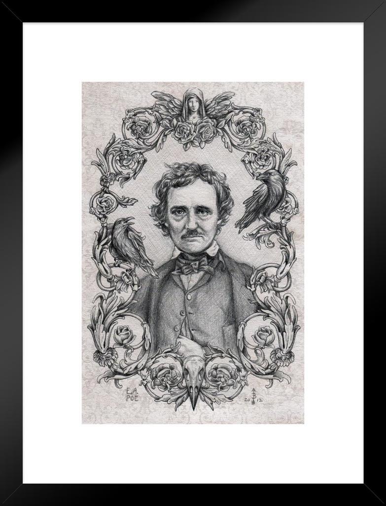 783x1024 Edgar Allan Poe Drawing - Edgar Allan Poe Drawing