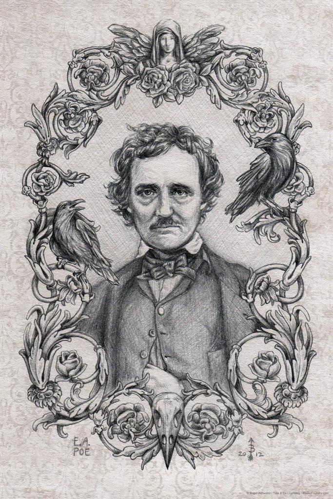 Edgar Allan Poe Drawing at Explore collection of