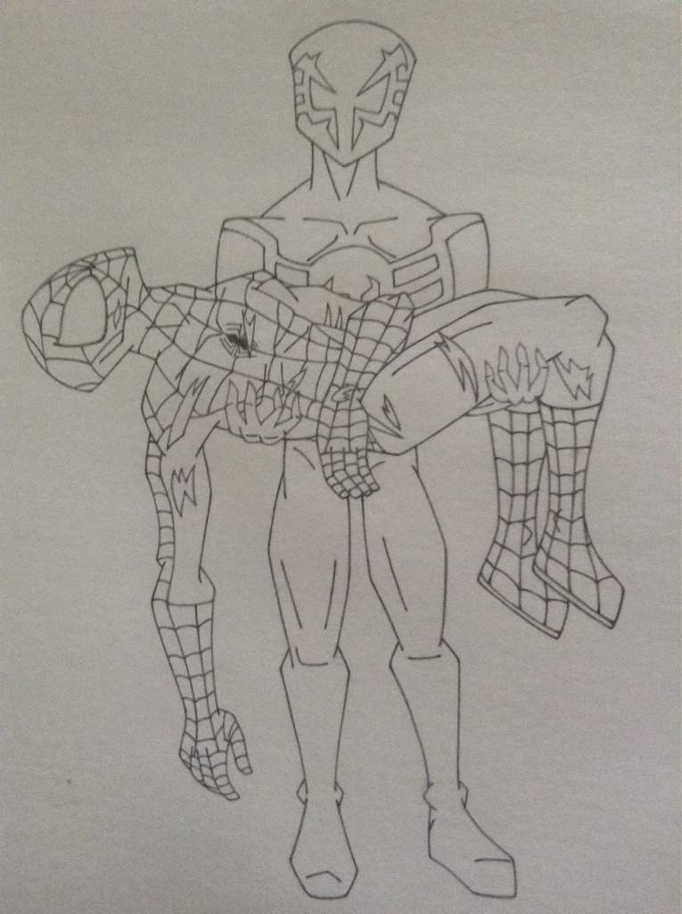 765x1024 my spider man edge of time drawing amino - Edge Drawing