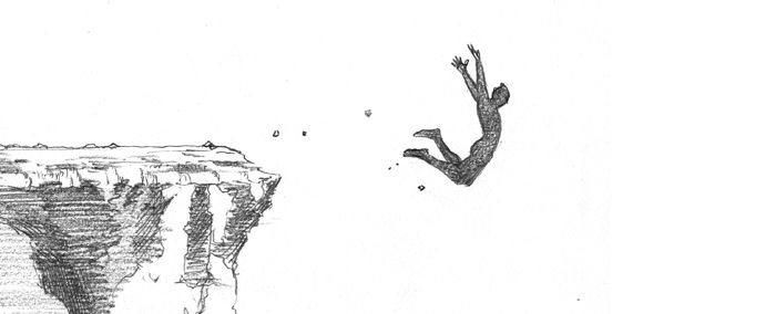 700x284 Anatomy In Drawings, Mountain Sketch - Edge Drawing