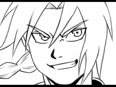 480x360 how to draw edward elric step - Edward Elric Drawing