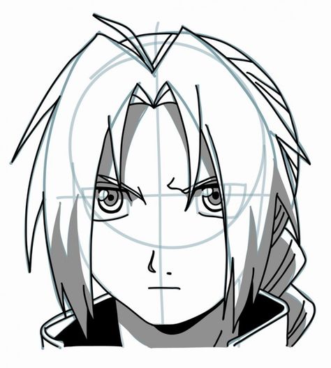 474x527 how to draw edward elric from fullmetal alchemist just finished - Edward Elric Drawing