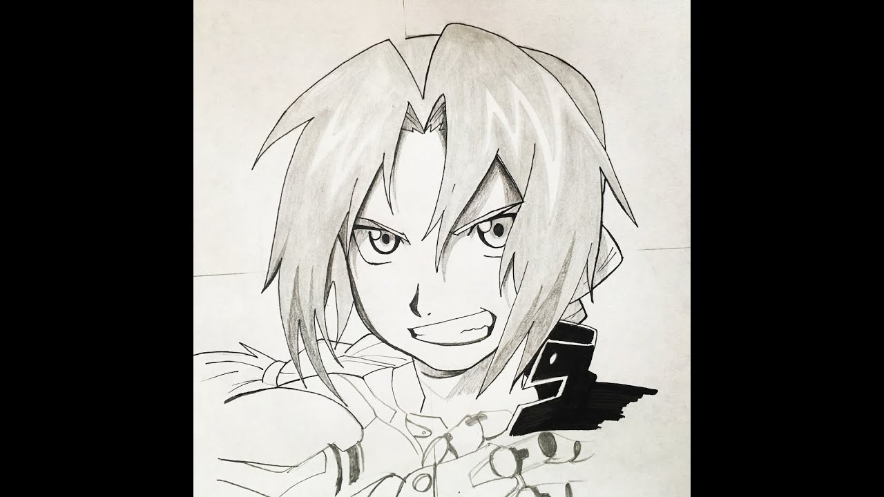 1280x720 how to draw edward elric - Edward Elric Drawing