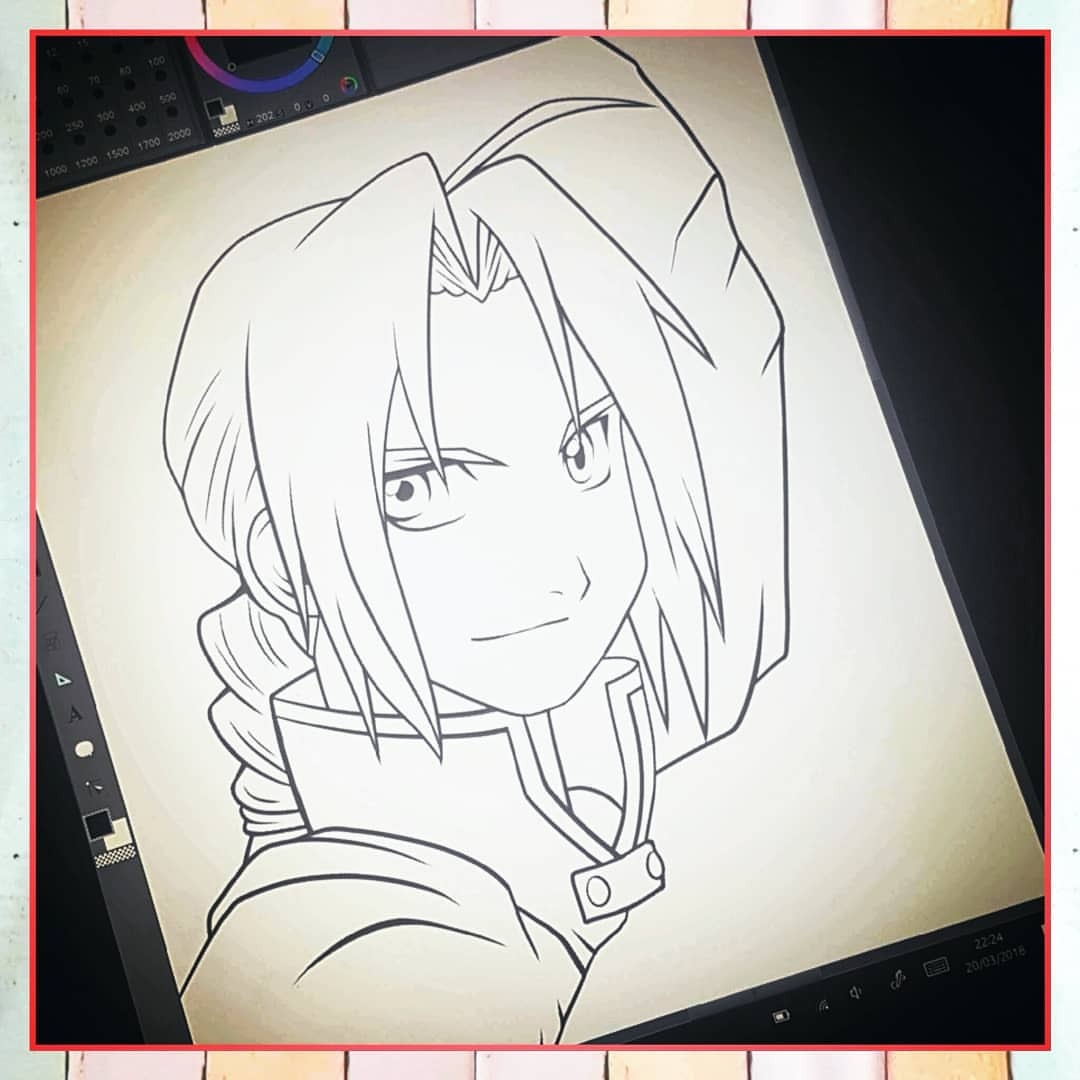 1080x1080 luifex concept of fma edward elric - Edward Elric Drawing