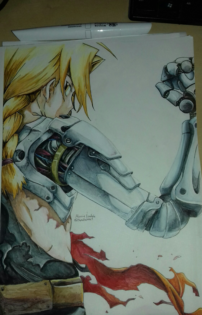 822x1279 manual drawing of edward elric - Edward Elric Drawing