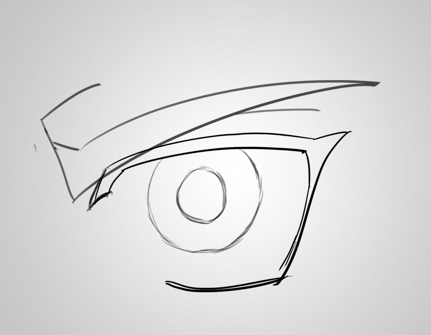 860x669 Drawing Anime Eyes - Edward Elric Drawing