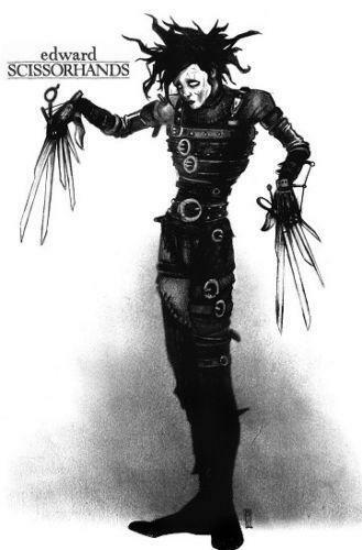 329x500 edward scissorhands poster ebay - Edward Scissorhands Drawing