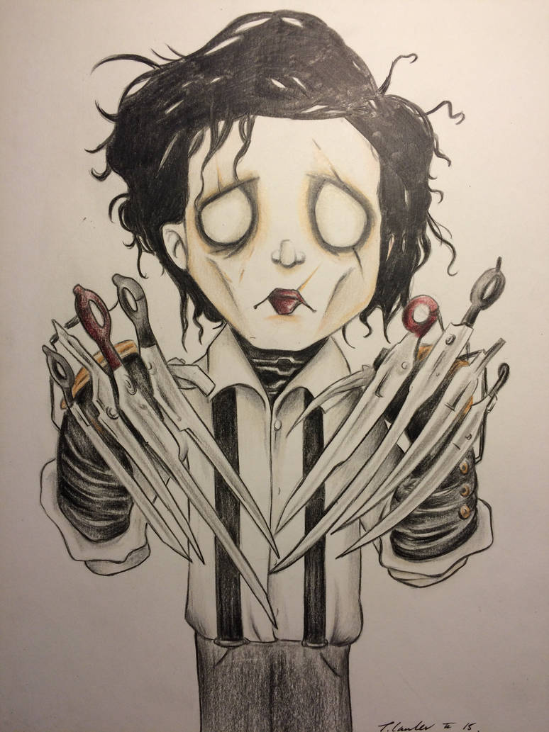 Edward Scissorhands Drawing at PaintingValley.com | Explore collection ...