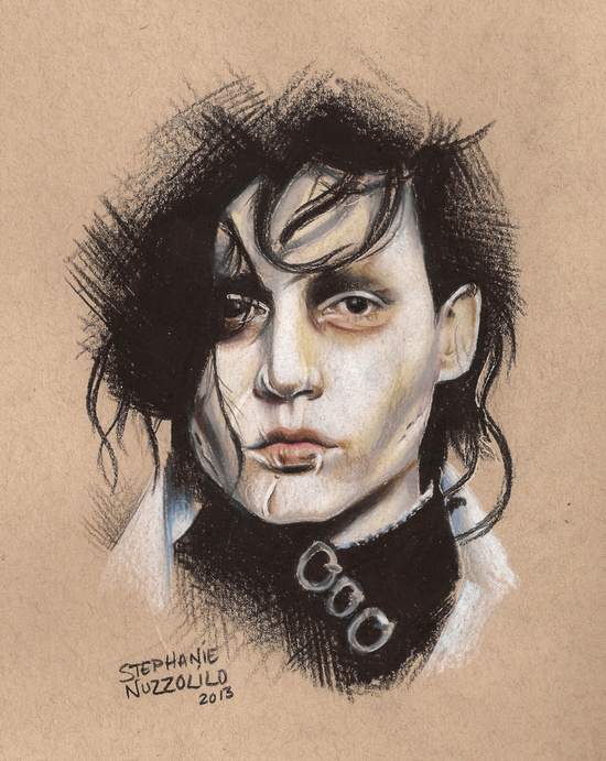 550x691 edward scissorhands - Edward Scissorhands Drawing