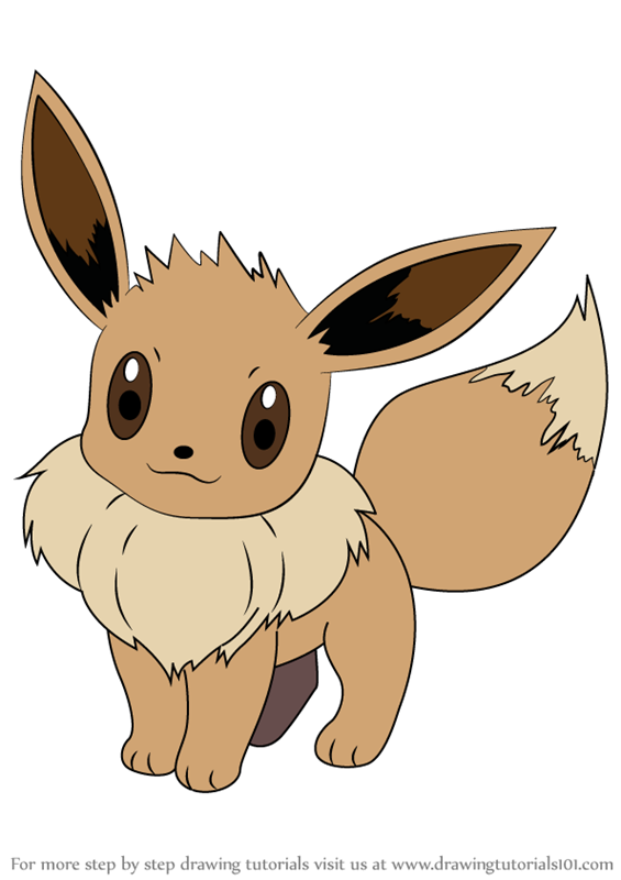 565x800 Learn How To Draw Eevee From Pokemon - Eevee Drawing