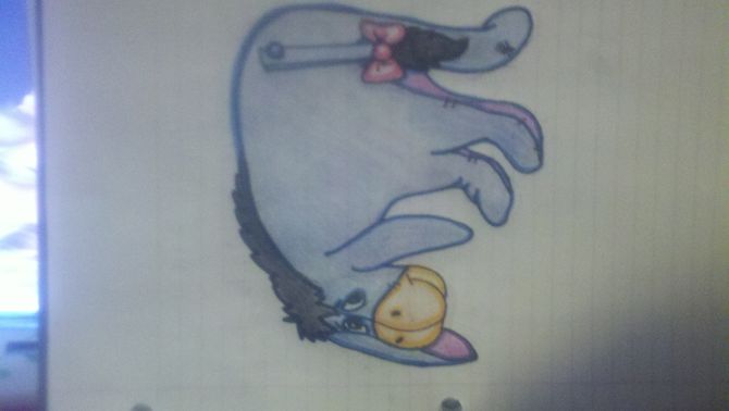 670x378 How To Draw Eeyore Steps - Eeyore Drawing