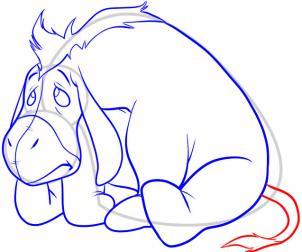302x252 How To Draw How To Draw Eeyore - Eeyore Drawing