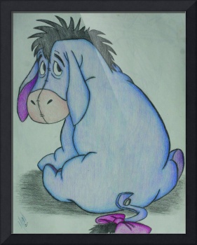 281x350 Stunning Eeyore Pencil Drawings And Illustrations For Sale - Eeyore Drawing