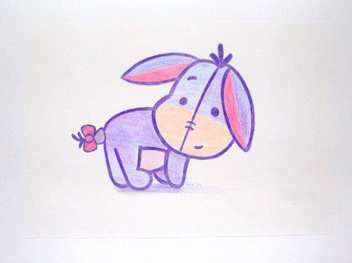 500x374 the photo dictionary eeyore drawing - Eeyore Drawing