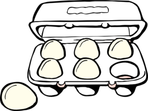 299x225 egg carton clip art - Egg Carton Drawing