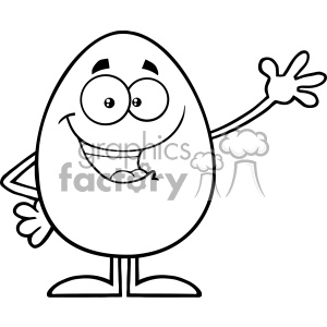 Egg Cartoon Drawing