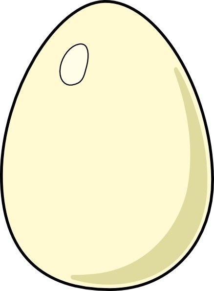 438x595 Dstulle White Egg Clip Art Free Vector In Open Office Drawing - Egg Drawing