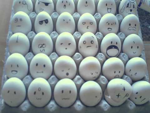 480x360 Eggs With Funny Faces - Egg Drawing Faces