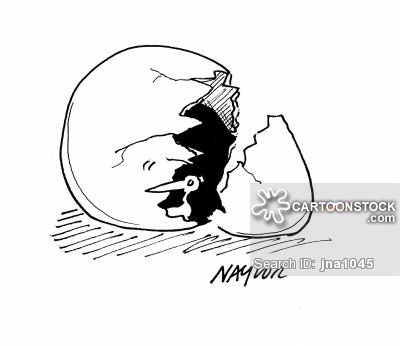 400x346 Hatching Eggs Cartoons And Comics - Egg Hatching Drawing
