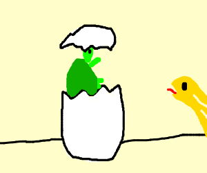 300x250 Snake A Turtle Egg Hatching Drawing - Egg Hatching Drawing