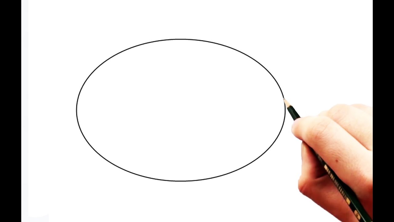 1280x720 How To Draw A Perfect Egg Shape - Egg Line Drawing