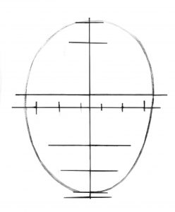 248x300 How To Draw The Portrait - Egg Line Drawing