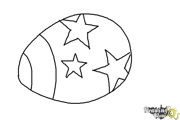 600x400 How To Draw An Easter Egg - Egg Outline Drawing