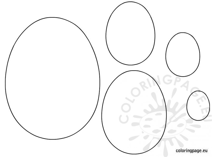 804x595 easter egg shape templates hd easter images - Egg Shape Drawing