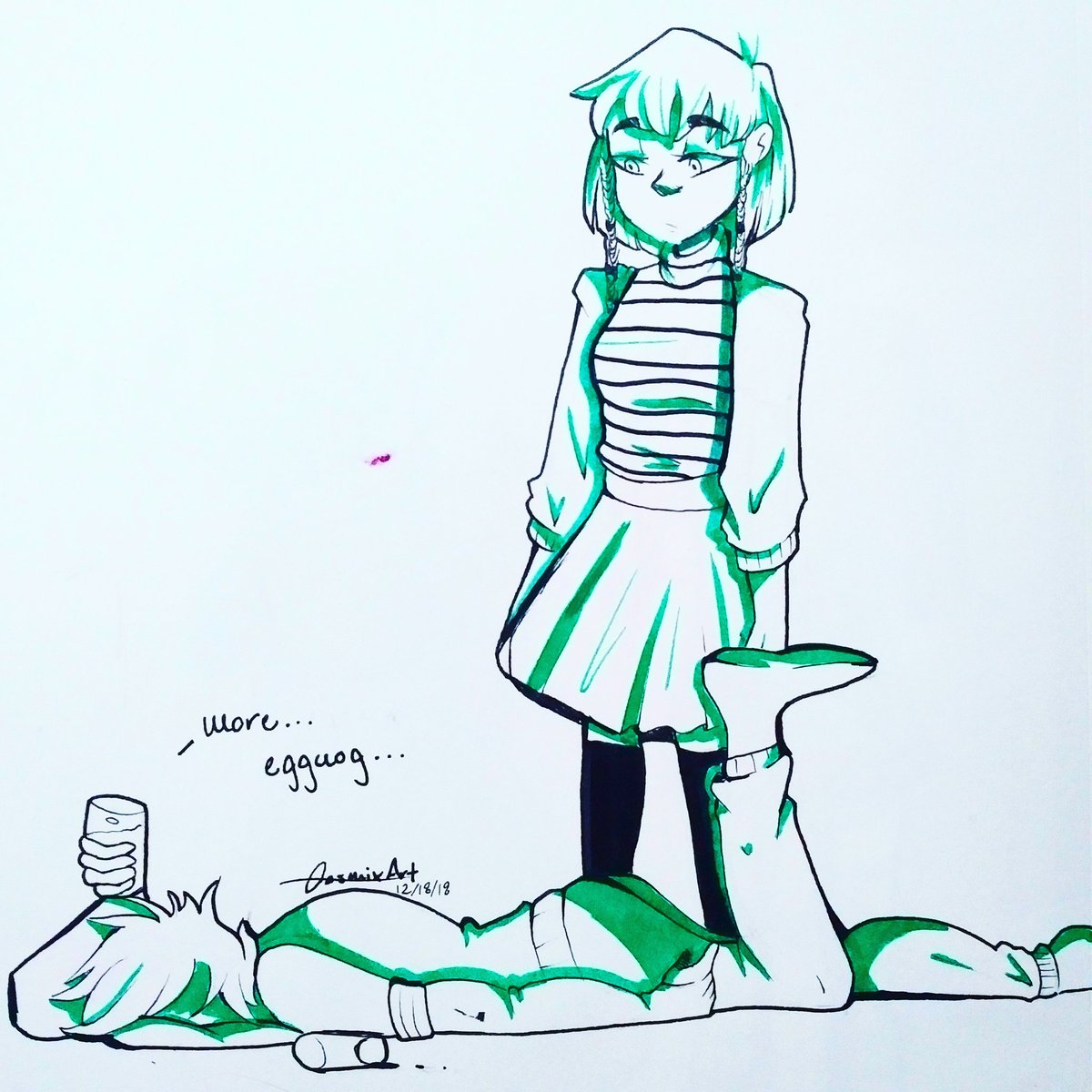 1200x1200 Sky On Twitter Day Eggnog - Eggnog Drawing